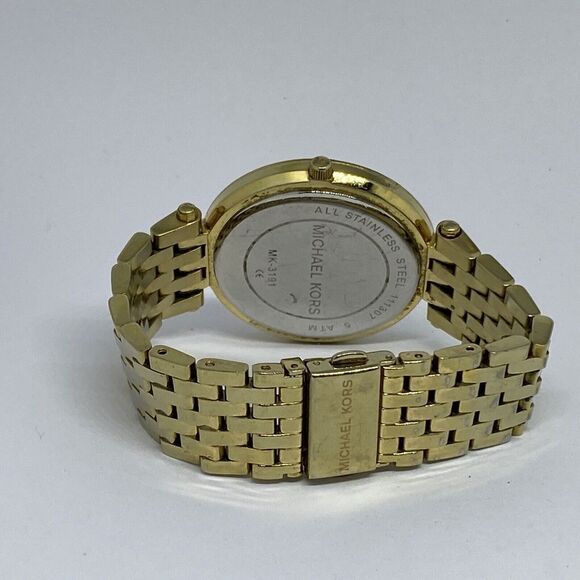 Michael Kors Darci MK3191 Women's Gold Stainless Steel Analog Dial Watch RQ47 - Picture 10 of 12